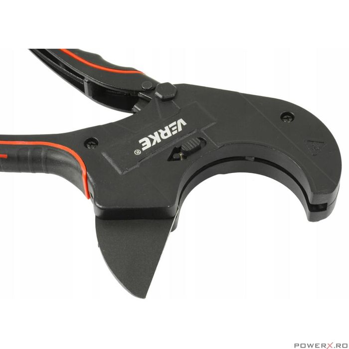 Foarfeca pentru taiat tevi din PVC si materiale plastice, 75 mm, Verke