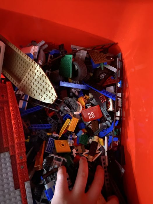 9кг лего с ящиком