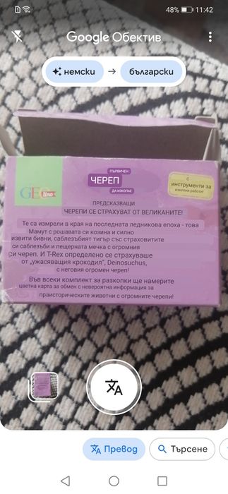 Мини компл за разкопки/гипсова отливка