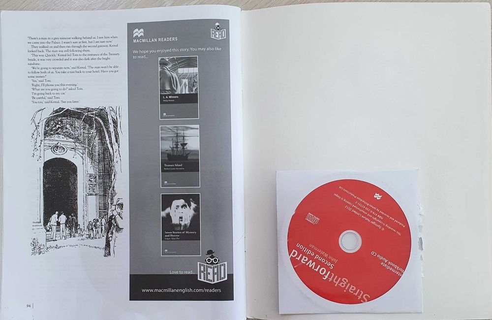 Учебник по Английски език ниво Б1 и учебна тетрадка ниво Б1 Macmillan