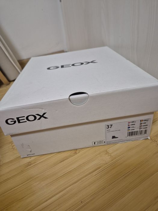 Ghete GEOX Jodhpur D Jaylon 2, negre