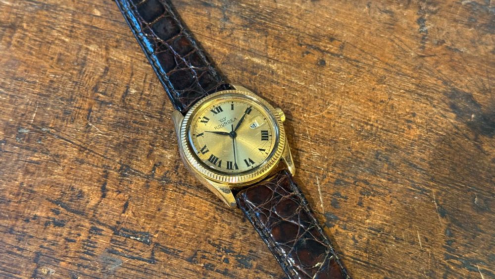 Ceas Roundex automatic just date dama superb de colectie
