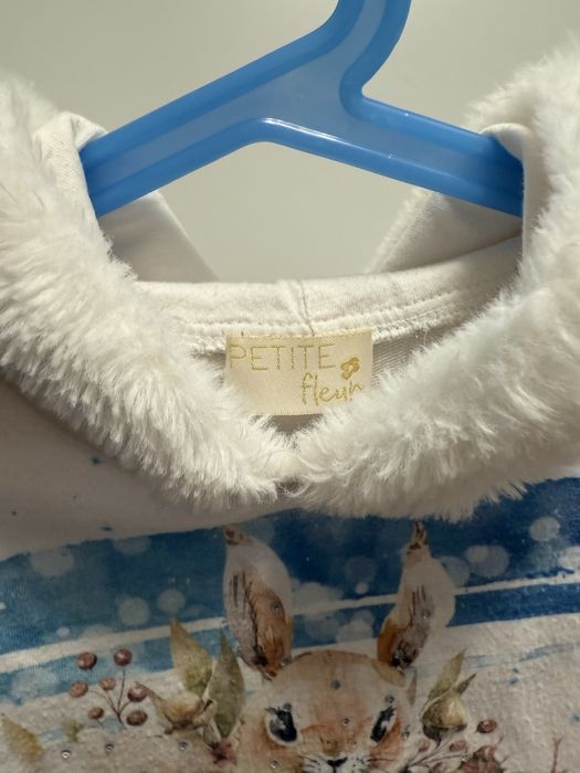 Детска зимна рокля Petit Fleur – размер 5–6 години