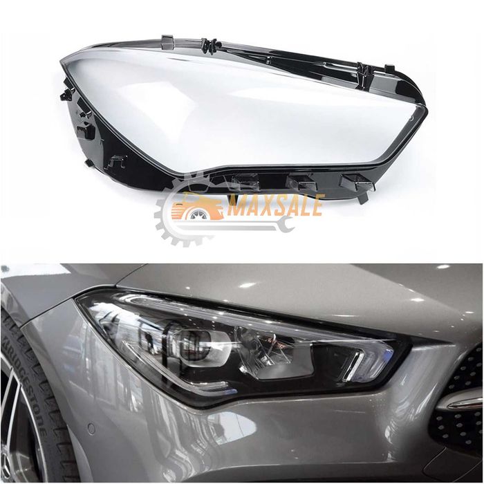 Капаци фарове Mercedes W118 CLA (20+) стъкло фар Мерцедес В118 ЦЛА