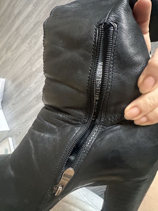 Продам кожанные сапоги ЗИМА