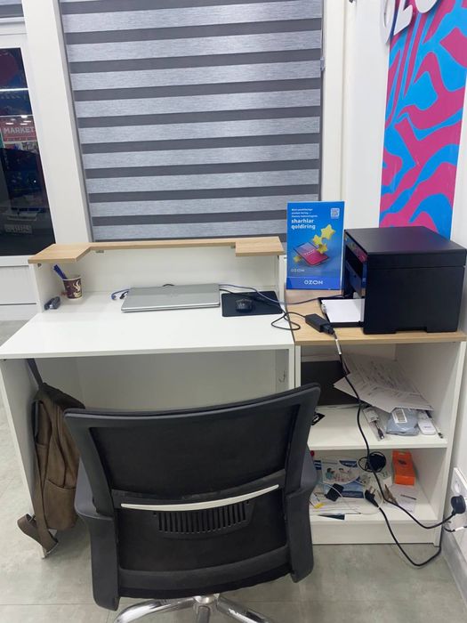 Продаётся готовый комплект мебели по брендбуку для ПВЗ OZON.