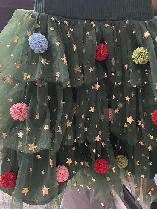 Новогоднее платье елочки