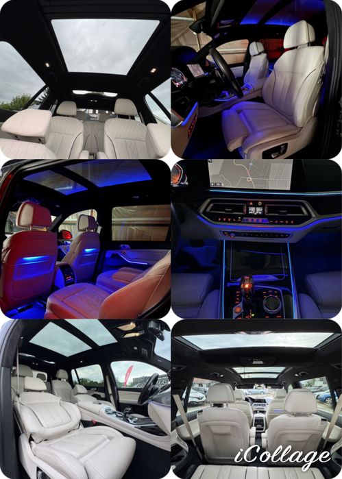 BMW X7 AN 2021 3.0 Diesel 265 CP , 100.000 Km  6X LOCURI M-Pachet Individual Full Dotari Import Italia Garantie 12 Luni Rate Cash Leasing Buy Back