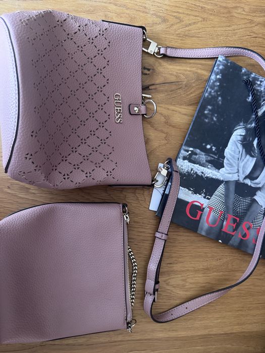 Guess нова уникална чанта чанти 2в1