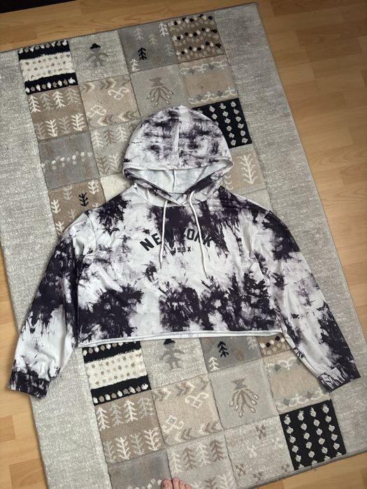 Hanorac scurt tie-dye