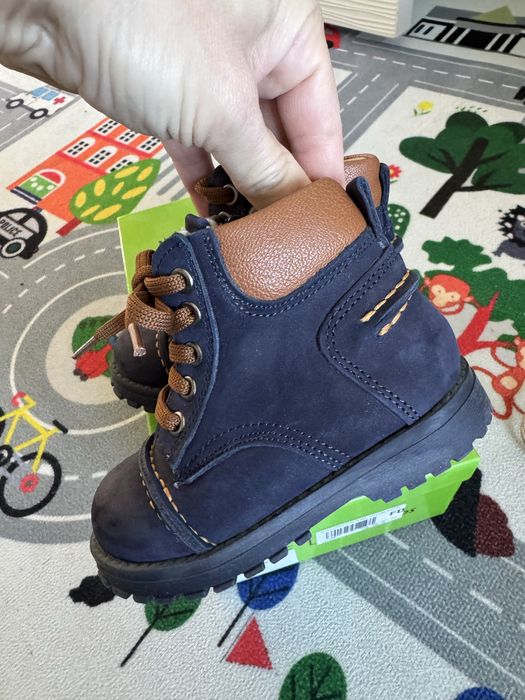 Бебешки боти естествена кожа 21 номер