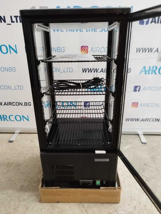 Хладилна витрина за торти UPD80-BLACK 428x386x1000