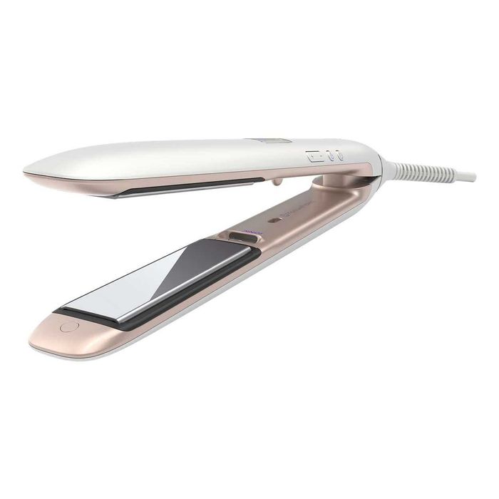 Преса за коса Philips HP8374/00, Сензор Moisture Protect, плочи с титаниево покритие