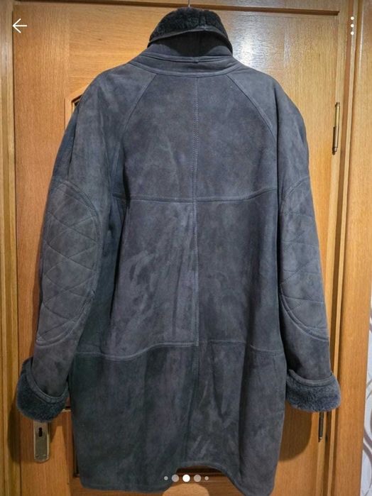 Cojoc vintage piele/blana naturala XXL