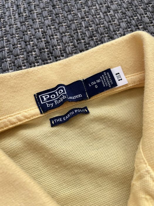 Polo Ralph Lauren Iconic Mesh Polo Shirt in a corn yellow color