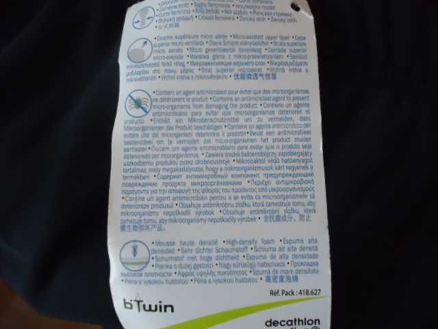 вело клин  колездачен дълъг b Twin с подложка 72-79см