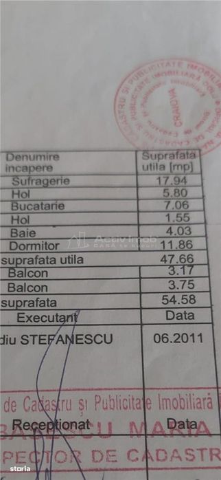 Apartament 2 decomandat, etaj 1, 2 balcoane - Sarari