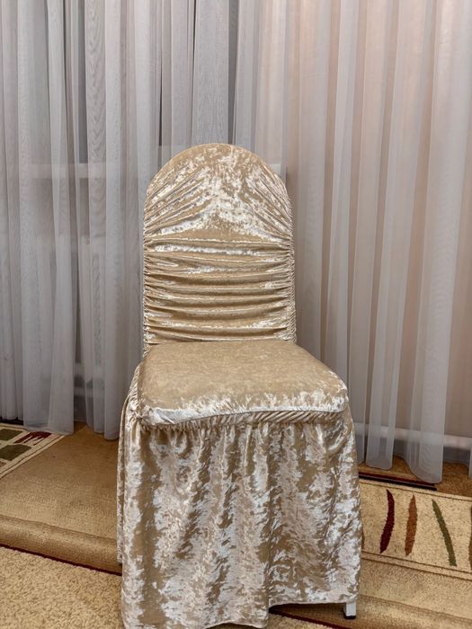 Чехлы для стульев королевский велюр