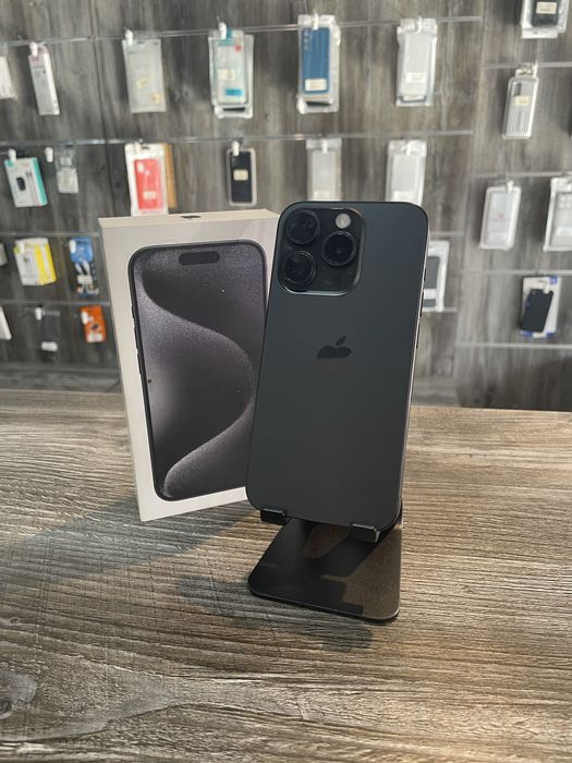 iPhone 15 Pro Black Titanium 128GB 88% SH 12 Luni Garantie