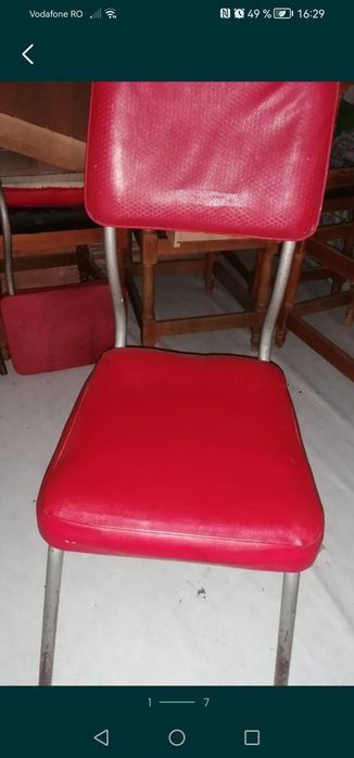 Scaun cadru fier pentru săli de așteptare, în condiții bune