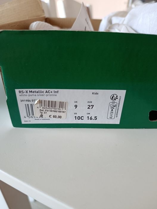 Маратонки Puma RS-X Metallic 27 номер