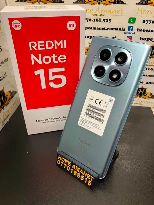 Hope Amanet P3 Redmi Note 15 / 256 gb