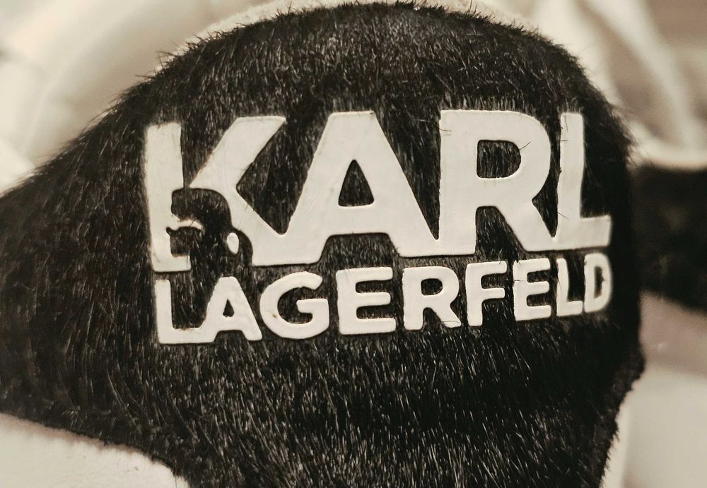 Adidaşi Karl Lagerfeld Kapri Zebra / Pony Hair - Platform Mărimea 37