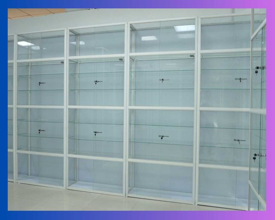 Прилавок витрина, витрина стеклянная, oynaly vitrina va prilavkalar