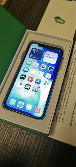 Iphone 11  baterie 100% neverlocked Garanție 2 ani Flip