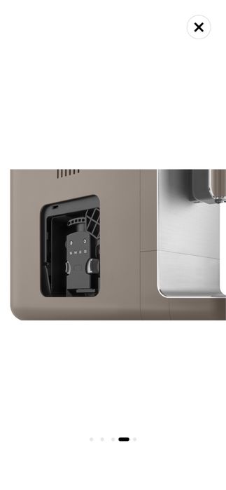 Espressor automat SMEG BCC01TPMEU Grej Mat, 50's Style