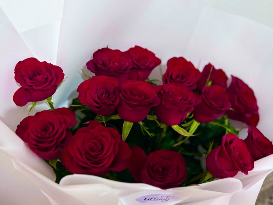 Цветы роза из 15 шт