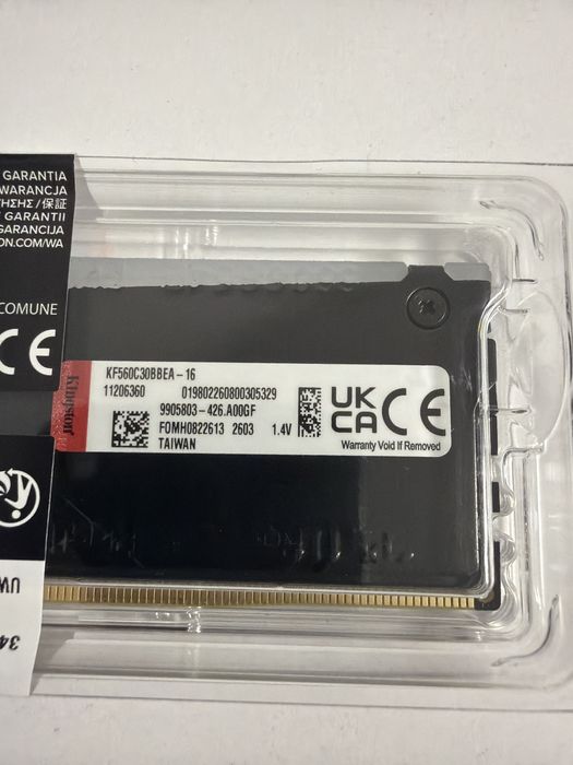Kingston FURY Beast RGB 16GB DDR5 6000MHz, CL30, Sigilat
