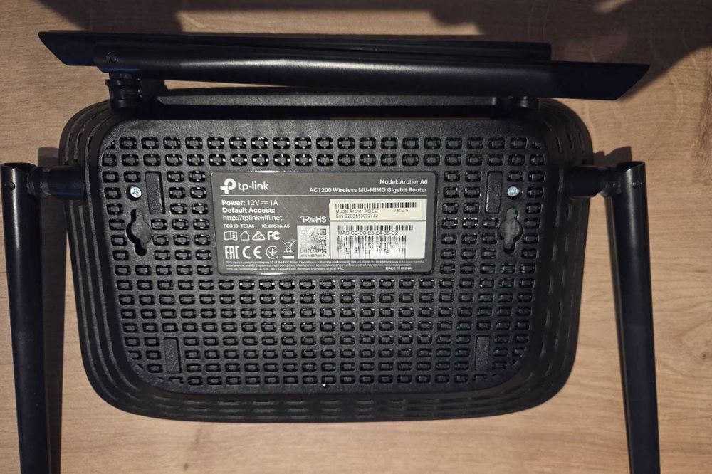 TP-Link Archer A6 AC1200 Wireless MU-MIMO рутер
