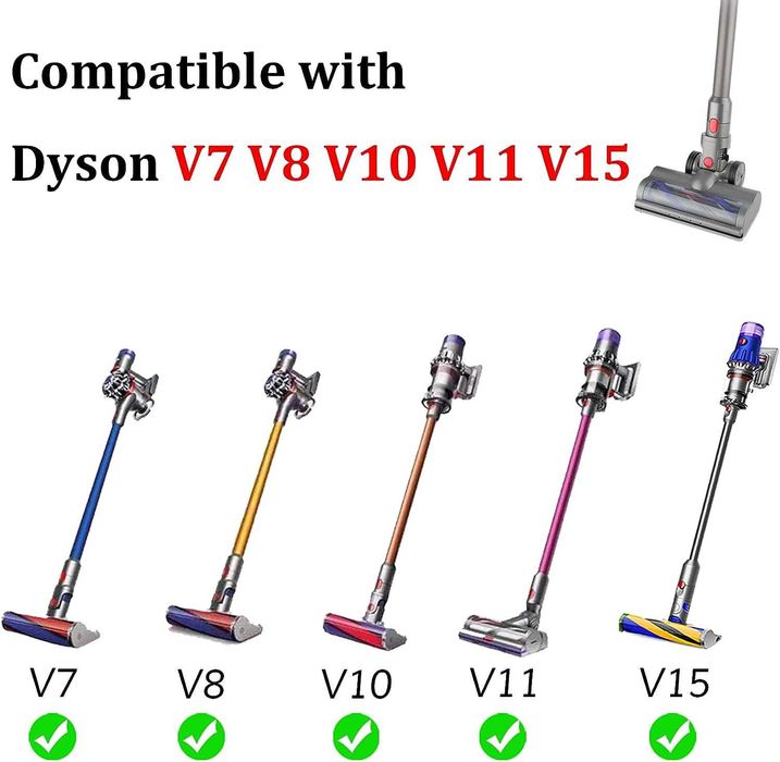 Четка за Dyson V7, V8, V10, V11, V15,турбо четка,НОВО