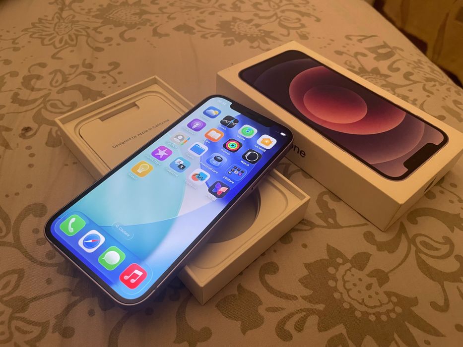 iPhone 12 Mov Purple 64 Gb orice rețea 10/10