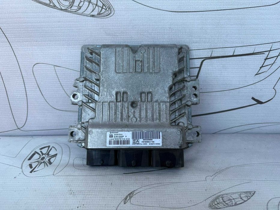 Calculator Motor ECU Continental / Peugeot / Citroen / Peugeot 208 I 1.6 e-HDi 9800268980 / S180123008 2012 / [2012-2019] / (5B3)