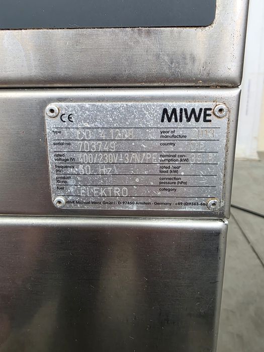 Подова немска фурна Miwe Condo в топ състояние