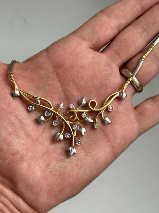 SET - Colier + Bratara + Inel + Cercei - AUR 18K - Grecia - 71.5g - Doar 530 lei/gr. !