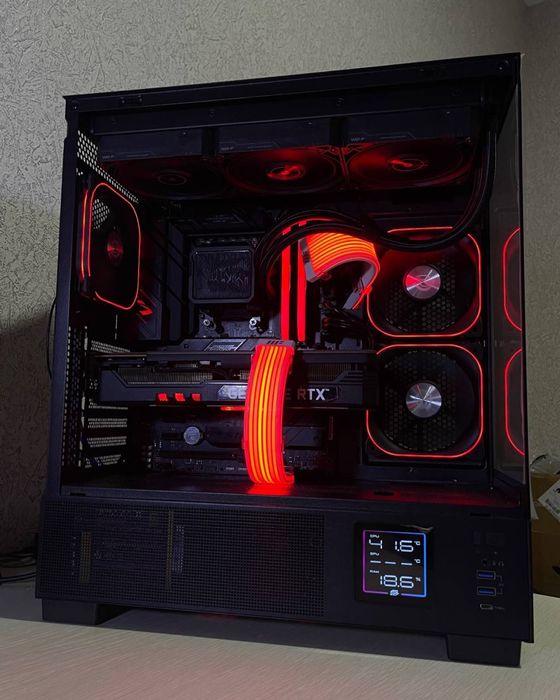 Moshniy arzon kompyuter | Red Dragon Style | Ryzen 5 5600 RTX 5060