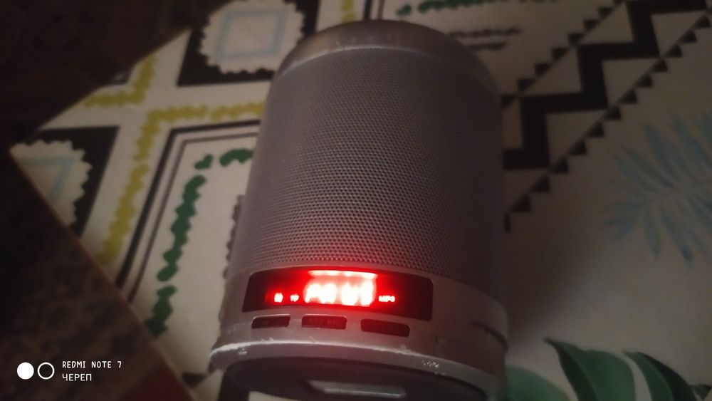 Музыкальная колонка с разъемом для карты памяти.