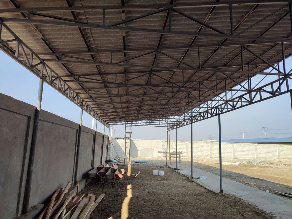 Темир профилдан навес сотилади 24 × 7 размерда