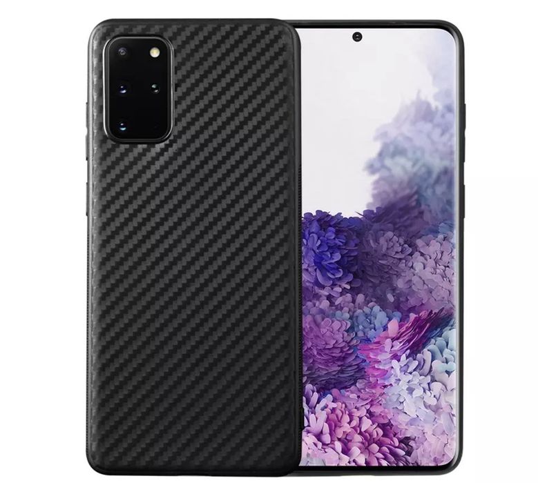Husa samsung S20/S21/S22 Plus Ultra Slim Silicon Kevlar Look Neagra