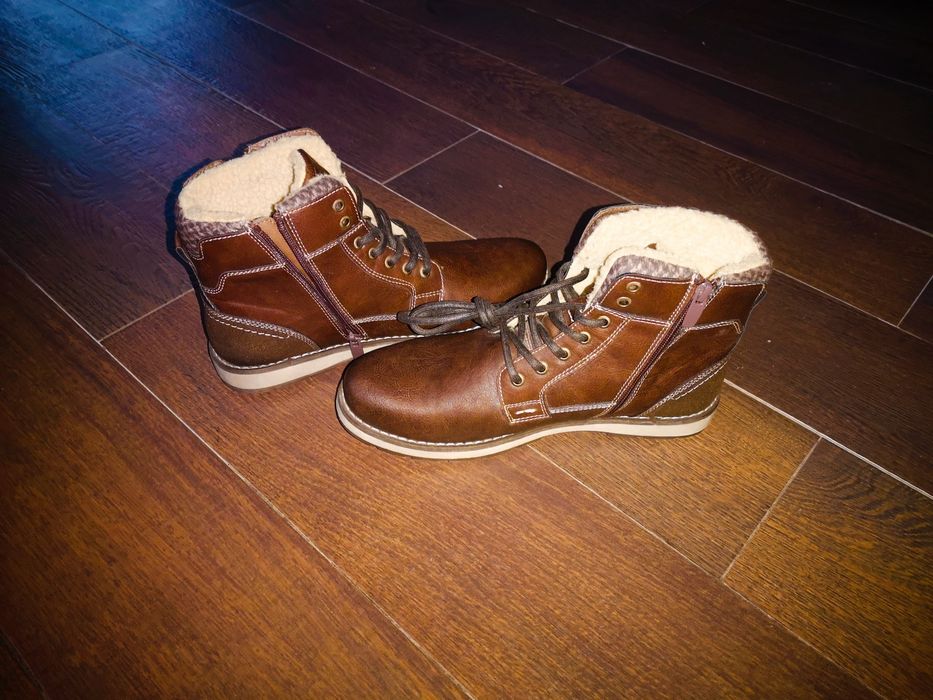 Италиански боти от естествена кожа Pesaro