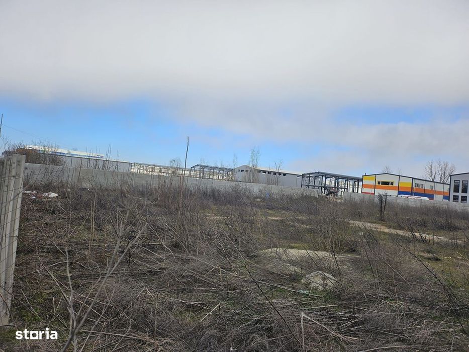 2500 mp teren industrial   stradal Popesti Leordeni