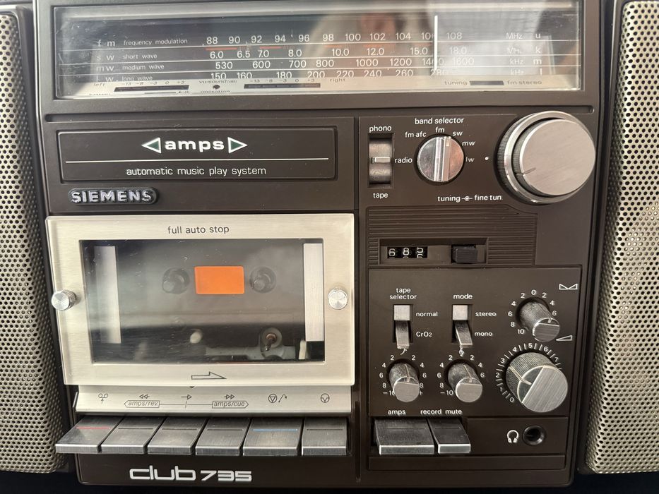 Ретро радиокасетофон Siemens Club 735