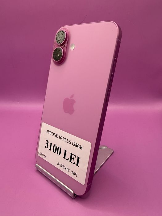 Iphone 16 Plus 128gb baterie 100 • Matei Amanet Crangasi•65697