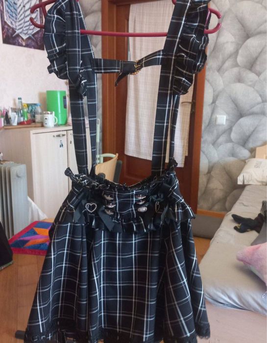 Юбки джирай кей, эмо, y2k