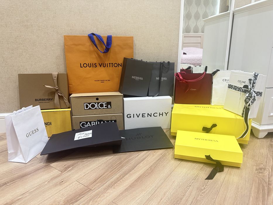 Брендовые коробки, пакеты ОРИГИНАЛ