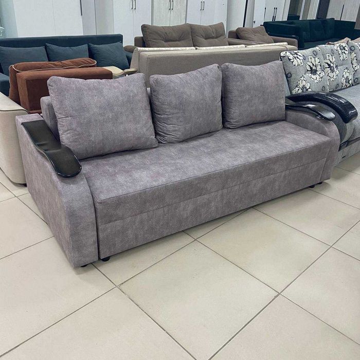 Диван БУ раскладной с нишей для белья. Рассрочка! Бесплатная доставка!