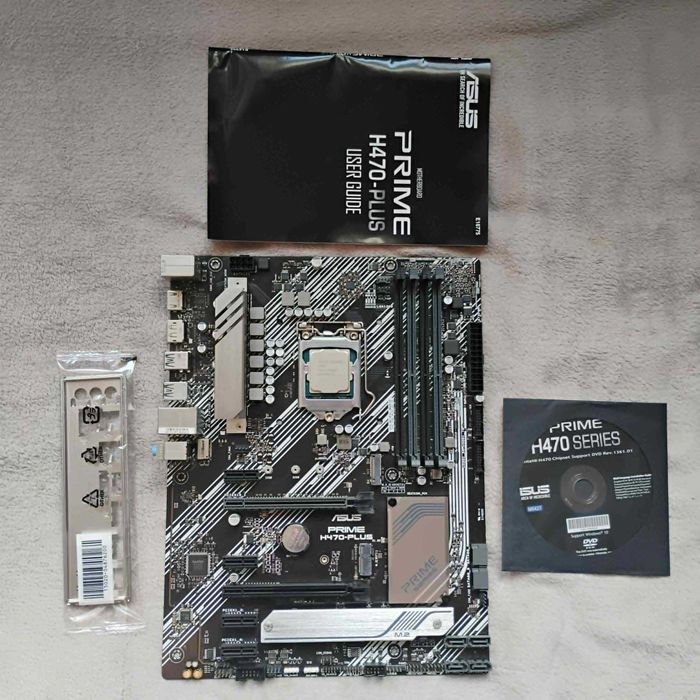 ASUS Prime H470-PLUS + Intel G5905 + 4GB DDR4 | LGA1200 | Aura sync